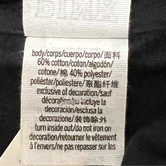 NWT Pink Victoria’s Secret Black Love Pink University Hoodie Oversized - Picture 9 of 9